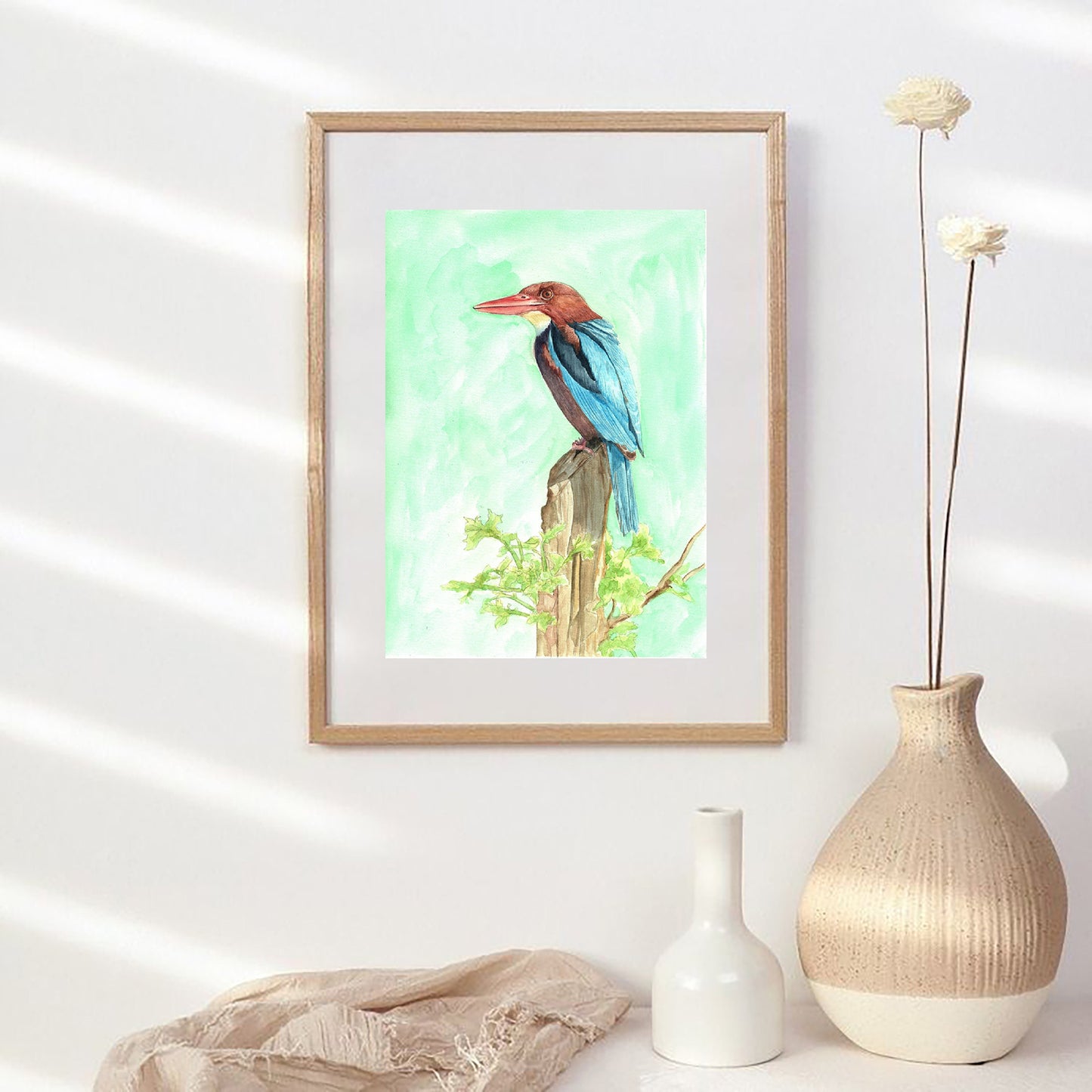 Bird Watercolour Painting Print
