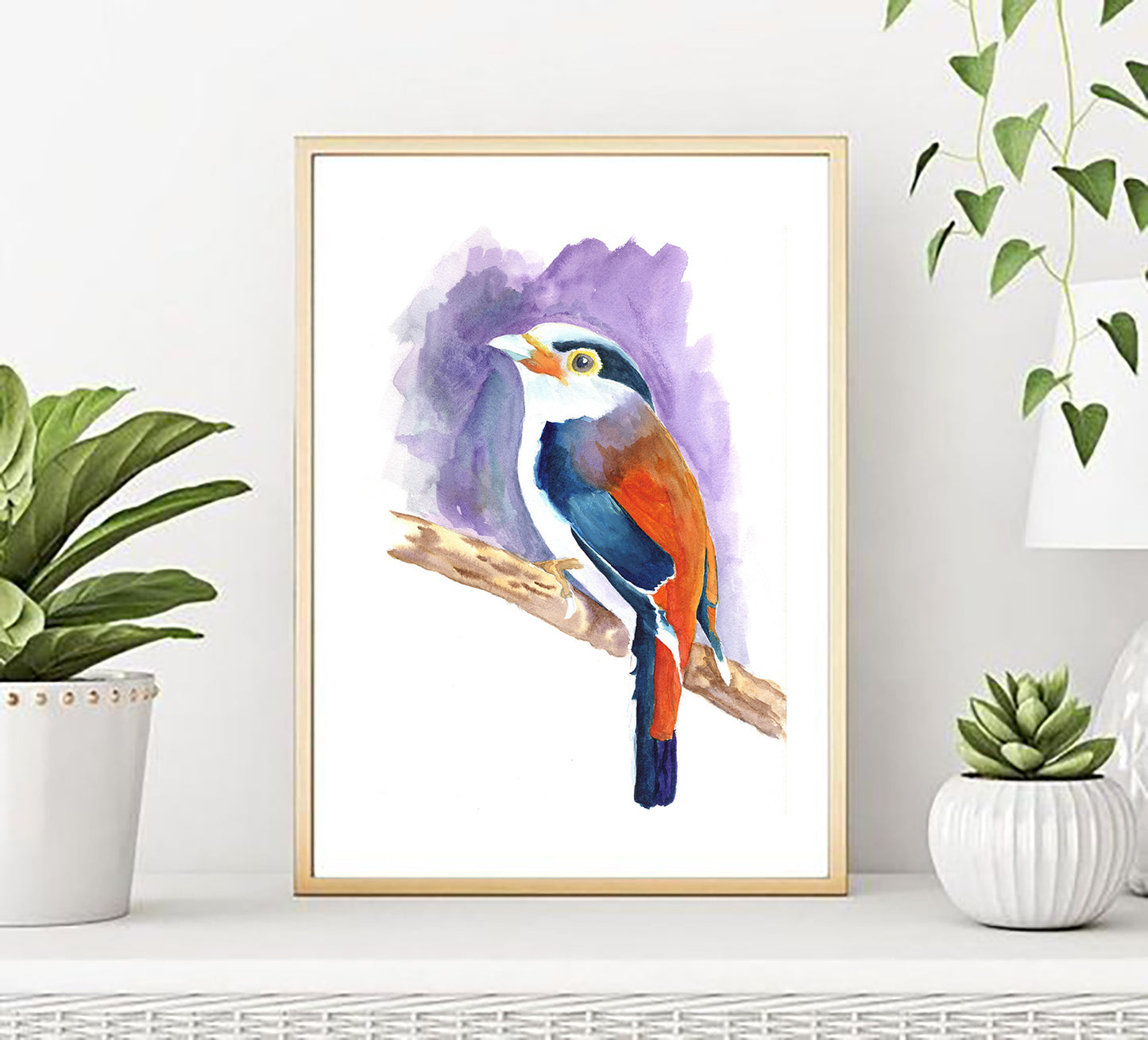 Bird Watercolour Painting Original
