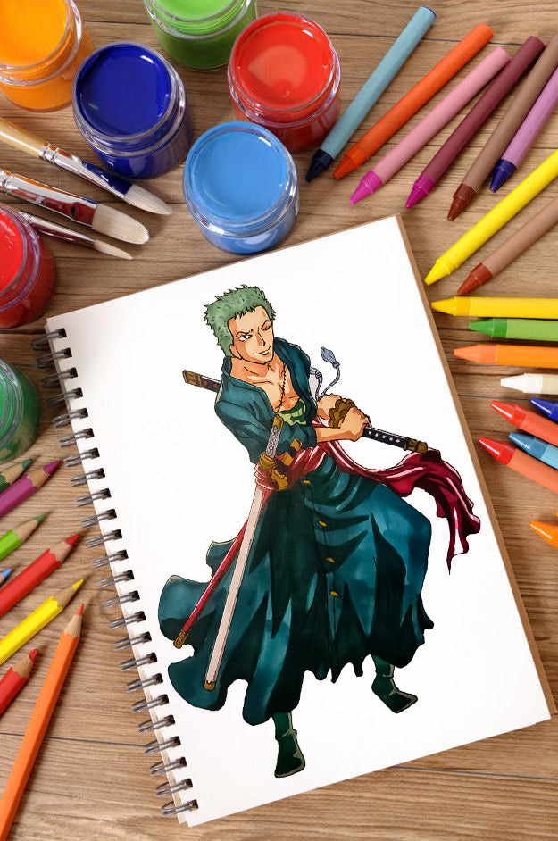 Zoro One Piece Drawing