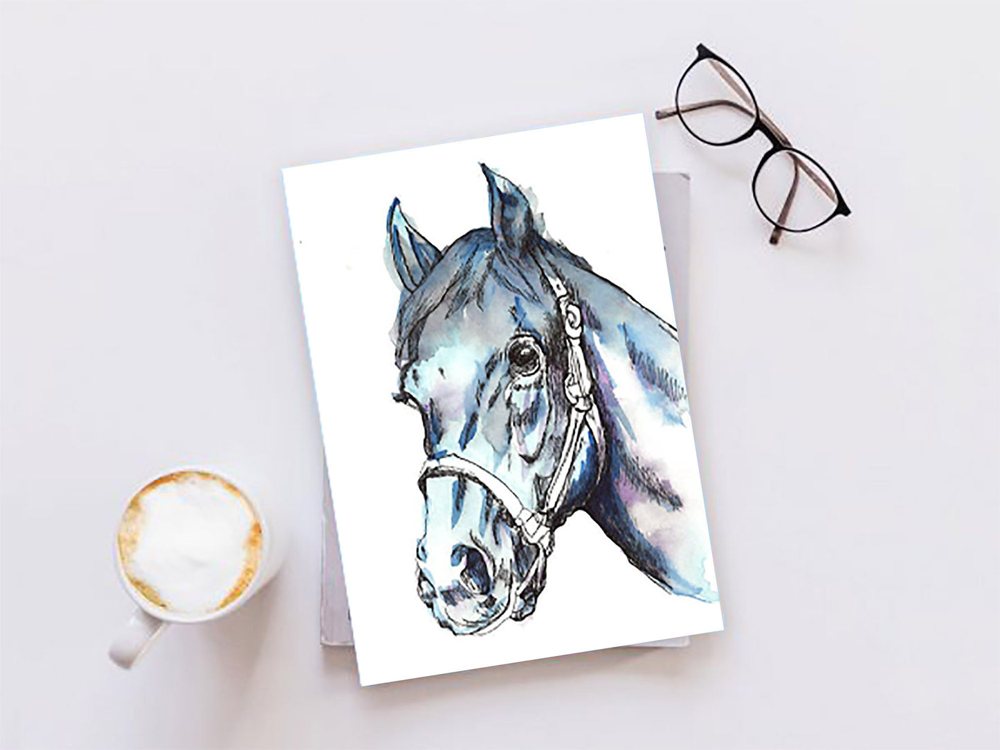 Watercolour Horse Print