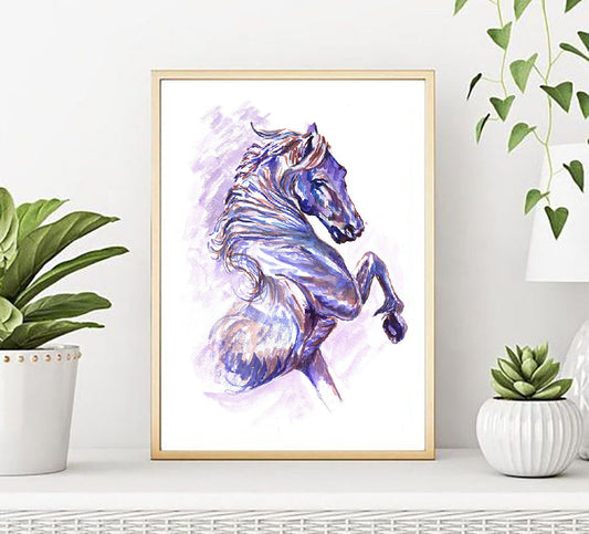 Horse Abstract Painting Original