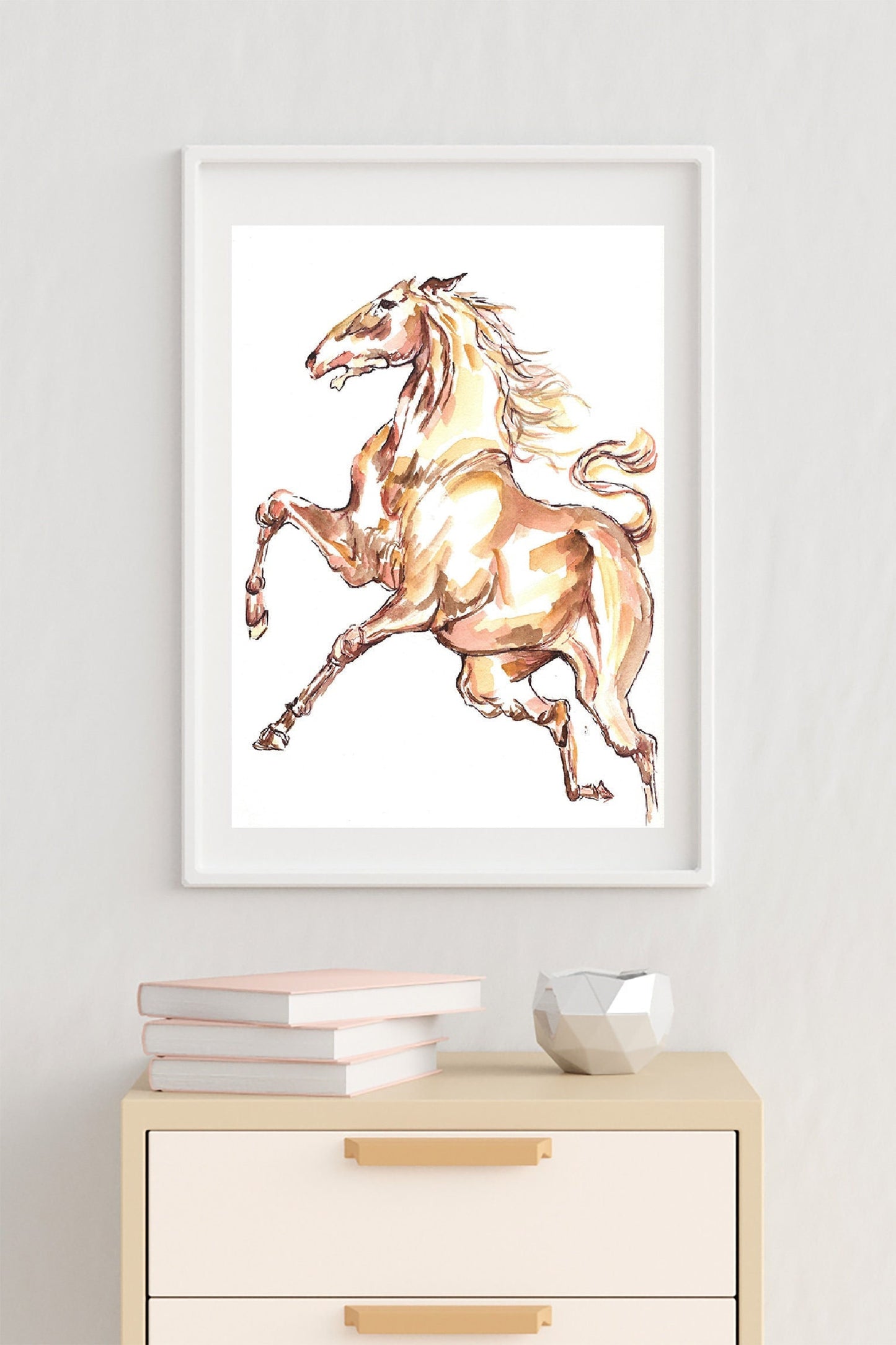 Horse Abstract Drawing