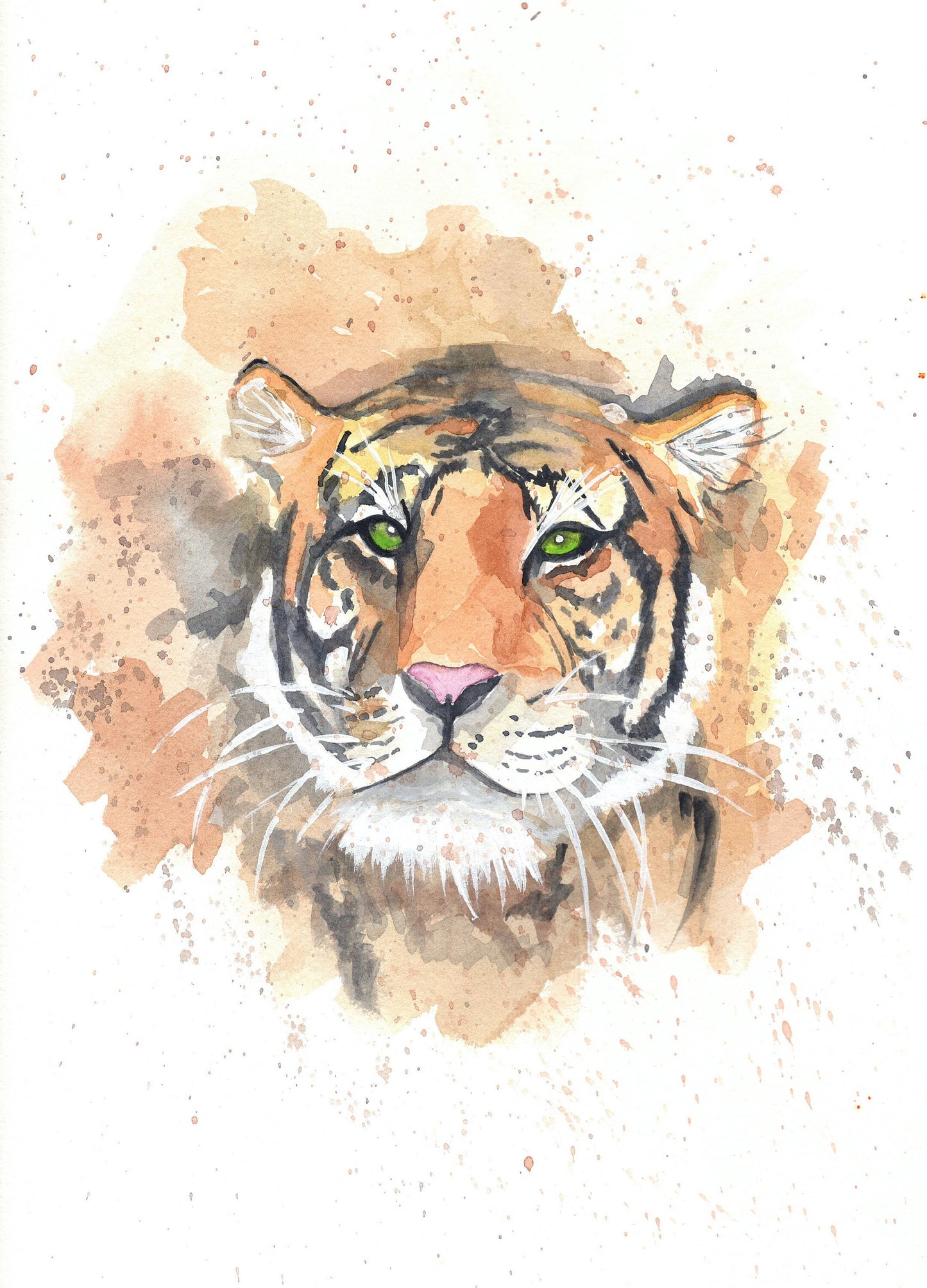 Tiger Portrait Painting