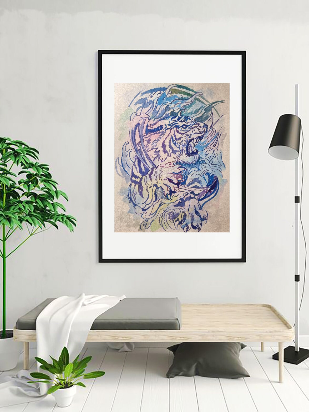 Furious (watercolour Painting)