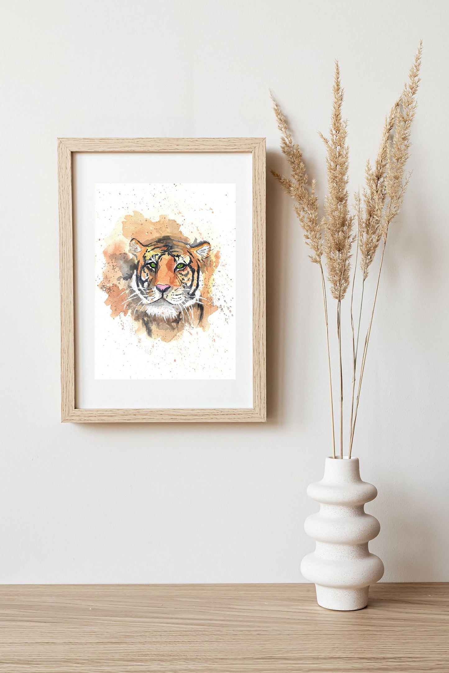 Tiger Portrait Painting