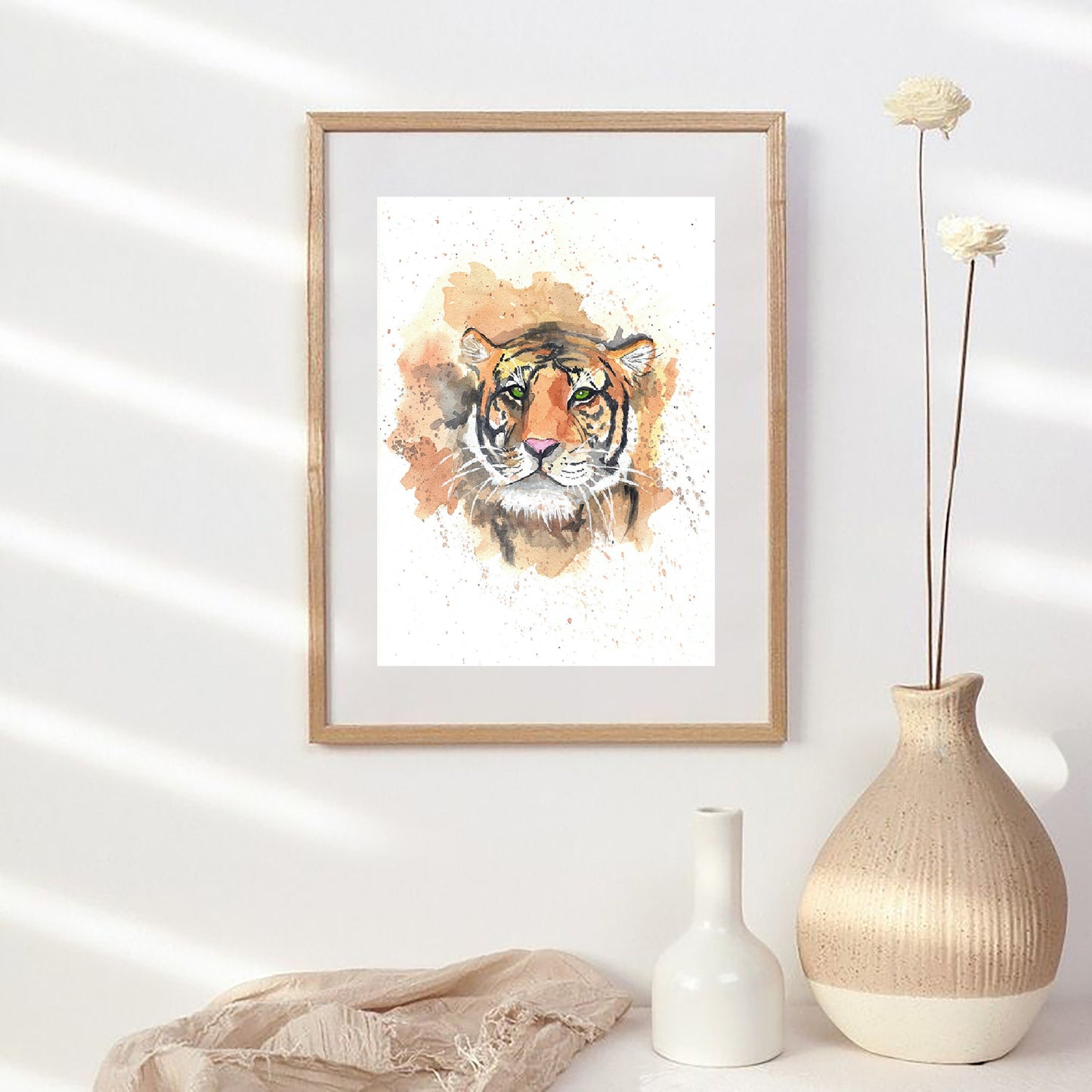 Tiger Portrait Painting