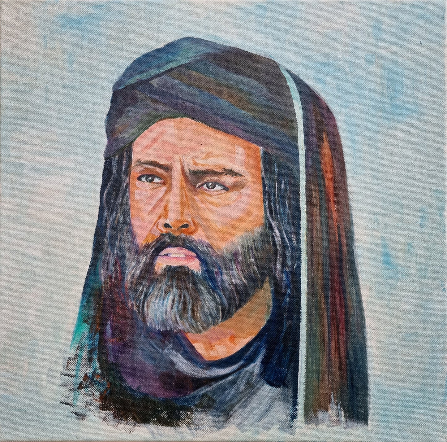Mukhtar Saqafi Oil Painting