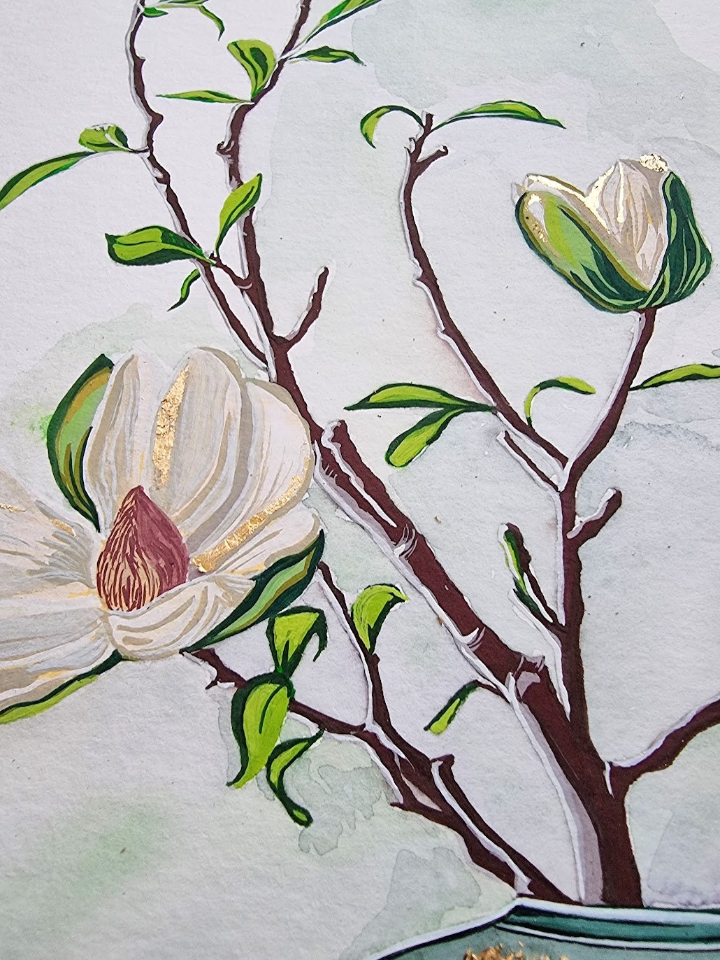 Floral Gouache Print