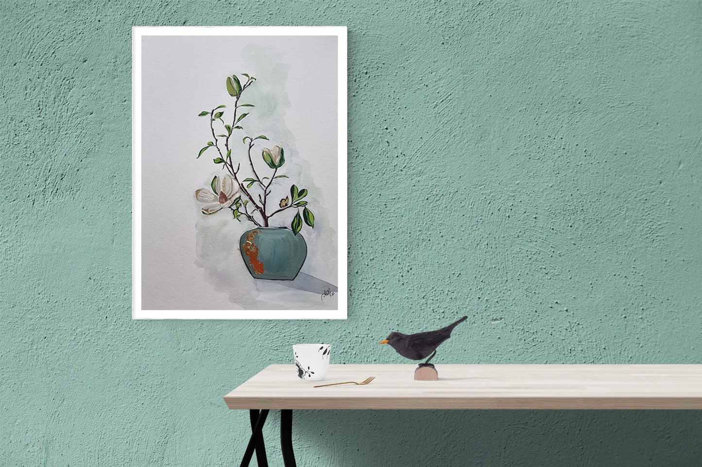 Floral Gouache Print