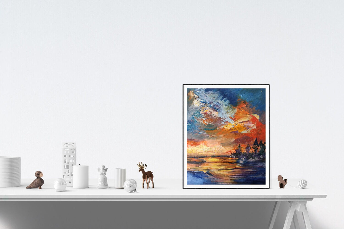 Sunset Original Oil Painting