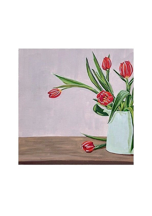Floral Gouache Painting