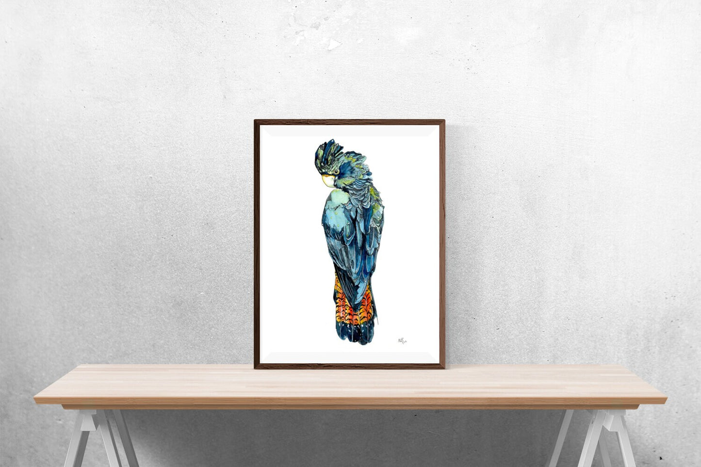 Macaw Watercolour Painting Print