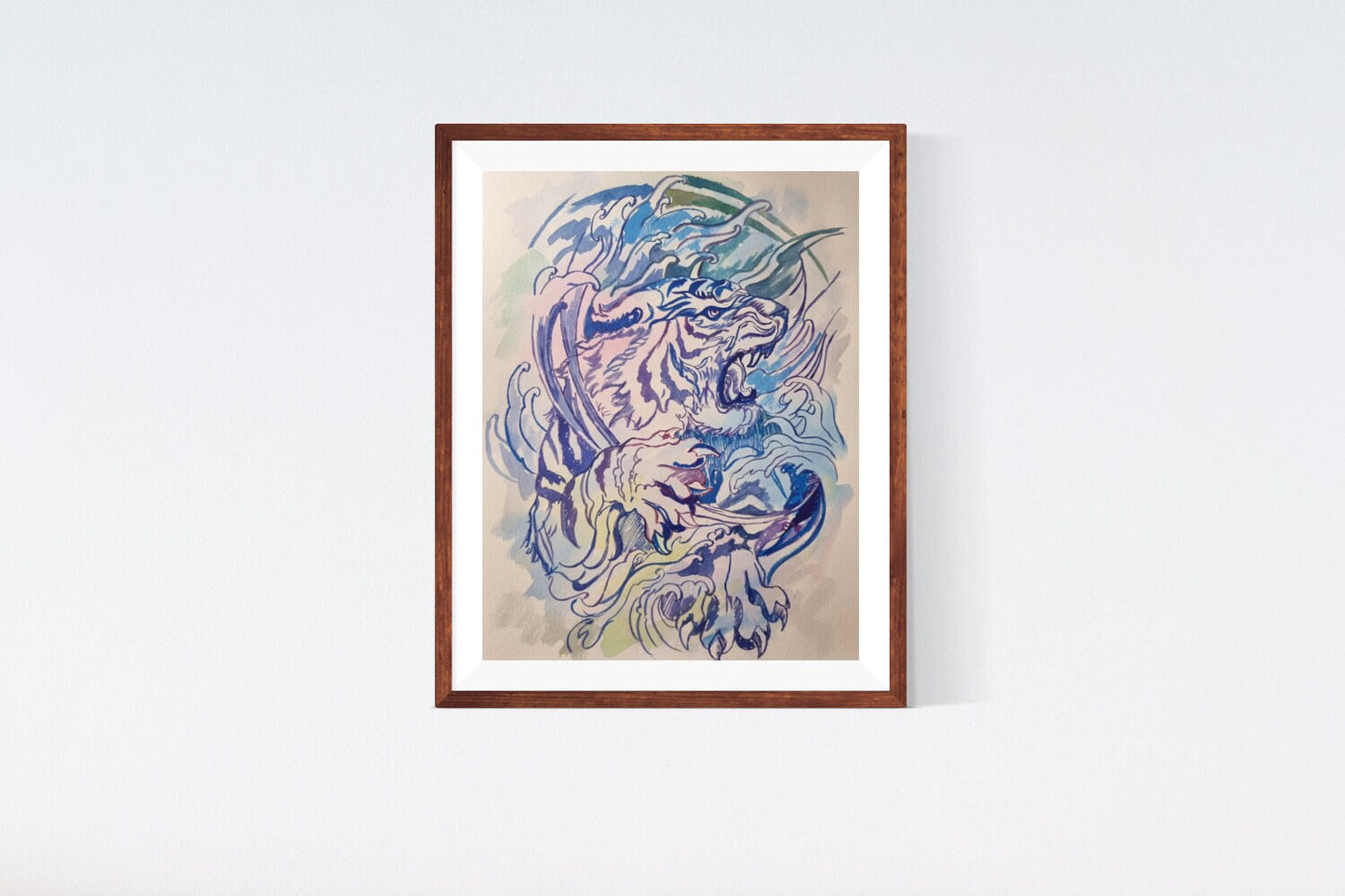Furious (watercolour Painting)