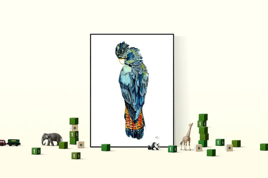 Macaw Watercolour Painting Print